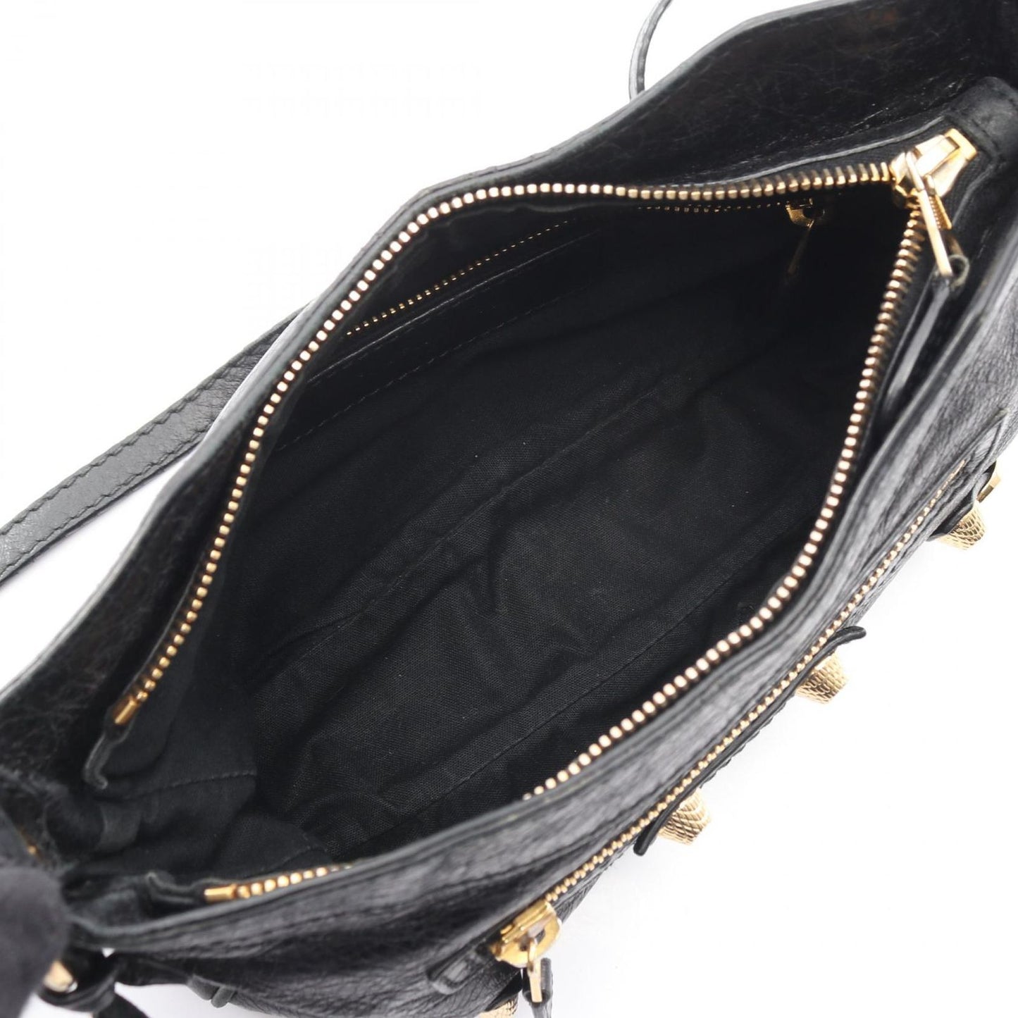 Balenciaga Shoulder Bag Giant Hips Black Leather — view 3