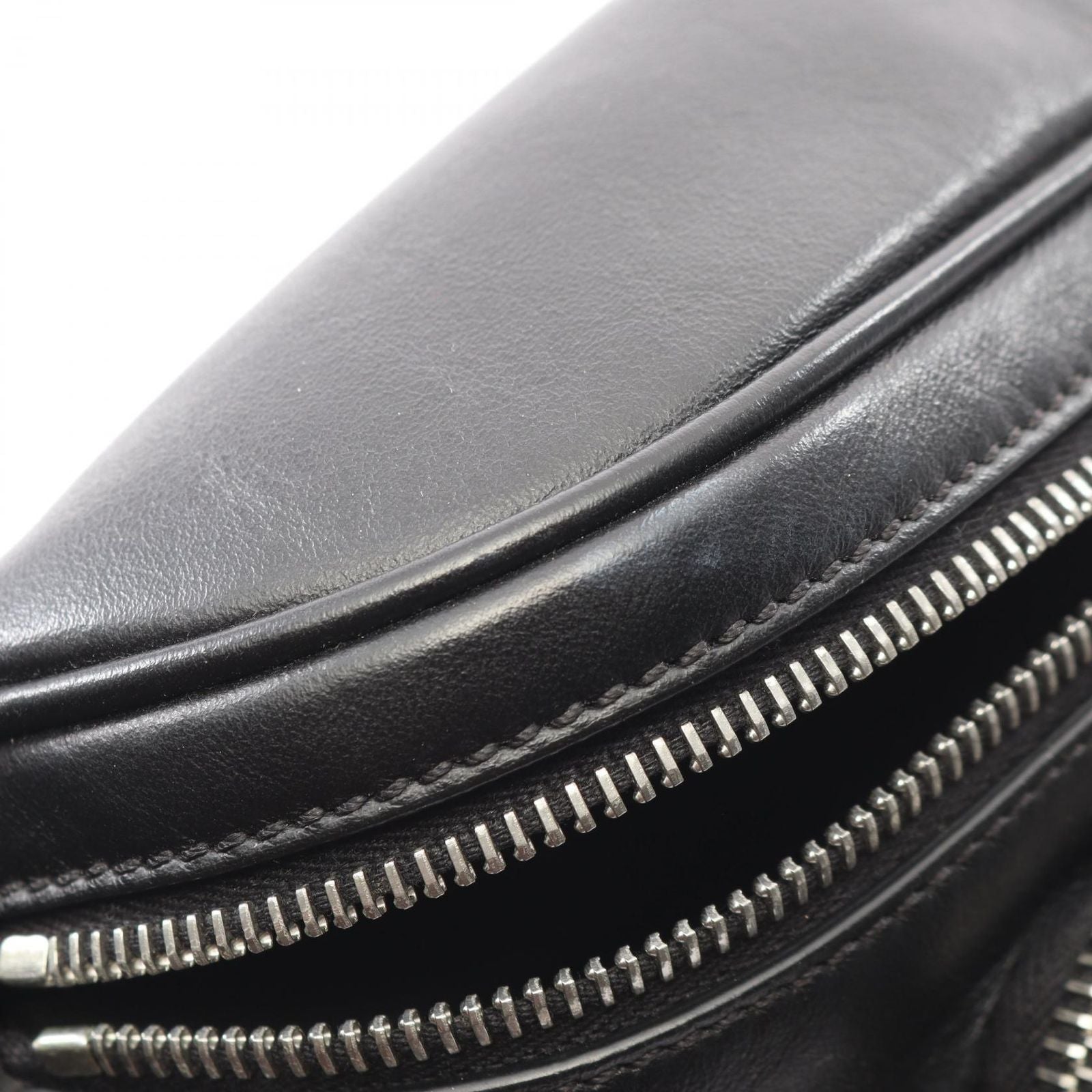 Fendi Waist Bag Bugs Mon Star Eye Black Yellow Leather — view 8