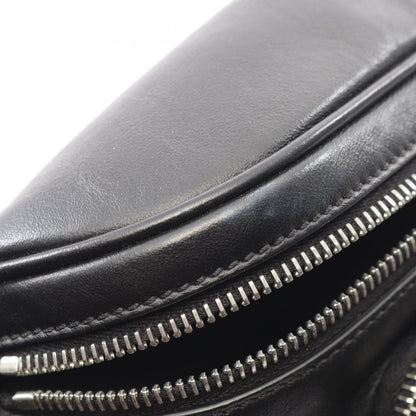 Fendi Waist Bag Bugs Mon Star Eye Black Yellow Leather — view 8