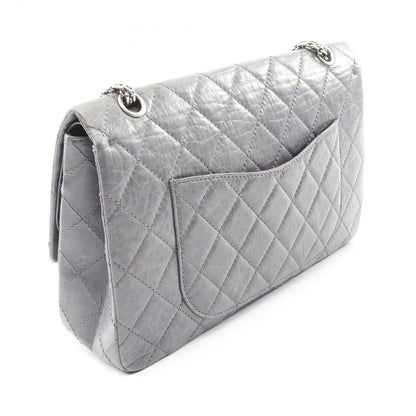 Chanel Shoulder Bag 2.55 Quilted Maxi Double Flap Blue Gray Calf Chain — view 2