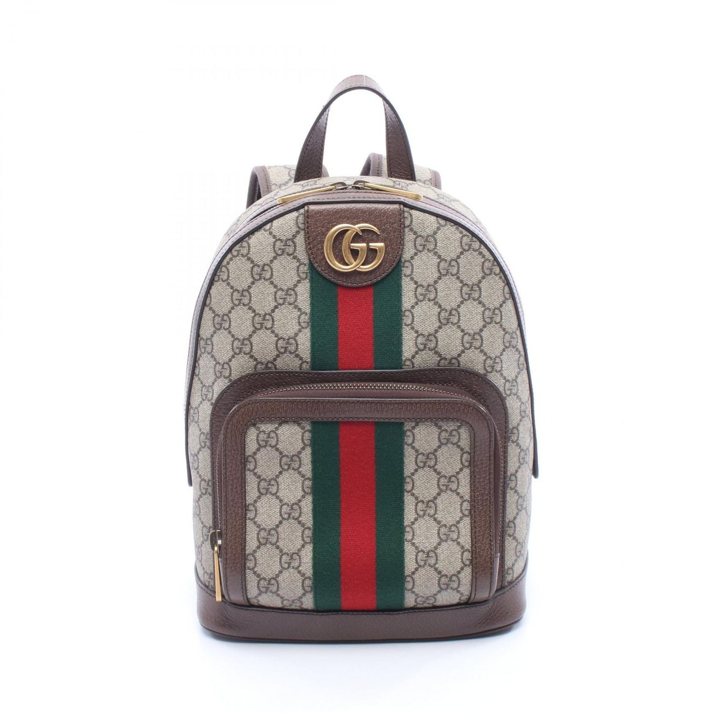 Gucci Backpack Ophidia GG Supreme Beige Brown Canvas Leather