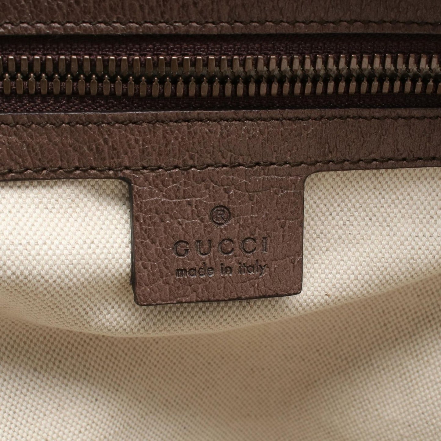 Gucci Backpack Ophidia GG Supreme Beige Brown Canvas Leather — view 4