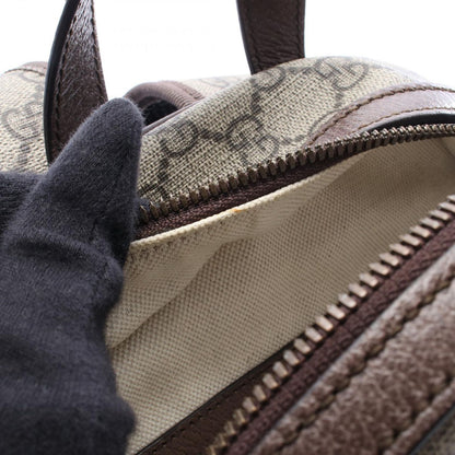 Gucci Backpack Ophidia GG Supreme Beige Brown Canvas Leather — view 5