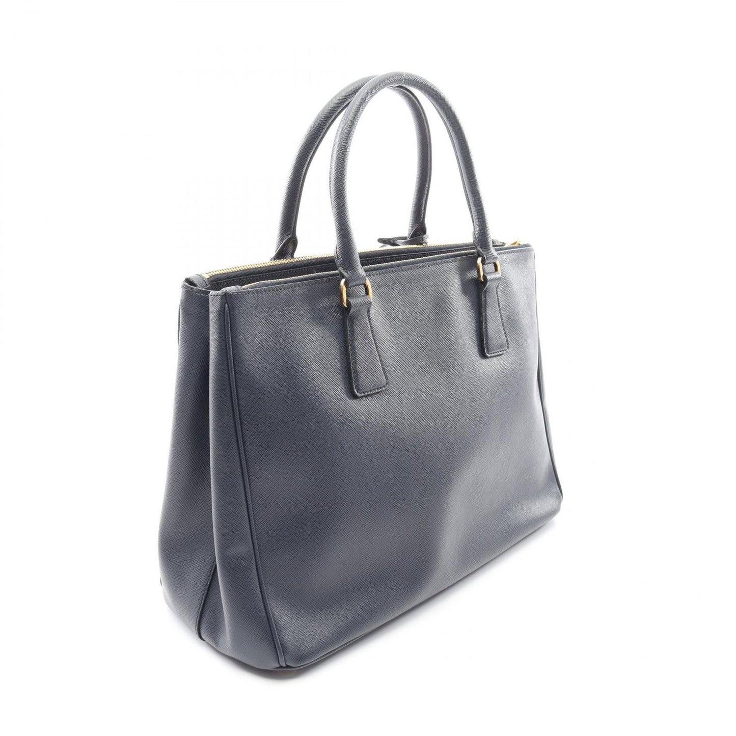 Prada Handbag Saffiano Lux Galleria 2-Way Navy Leather Tote — view 2