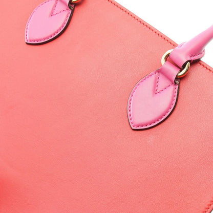 Gucci Handbag 2-Way Red Pink Purple Leather — view 9