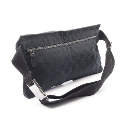 Gucci Waist Bag GG Canvas Black — view 2