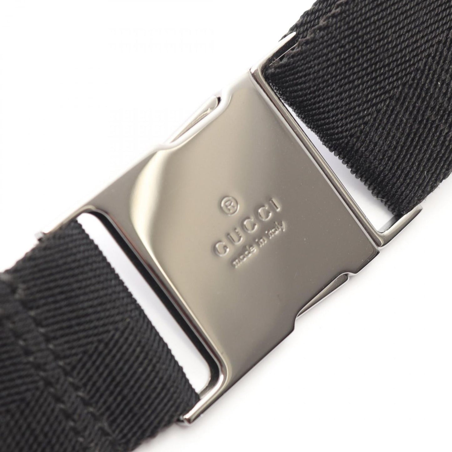 Gucci Waist Bag GG Canvas Black — view 6
