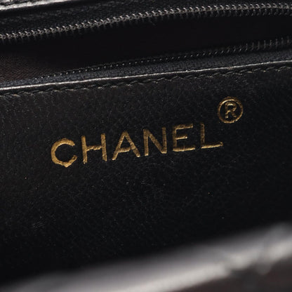 Chanel Shoulder Bag Quilted Fringe Black Lambskin Chain Nshoulder — view 5