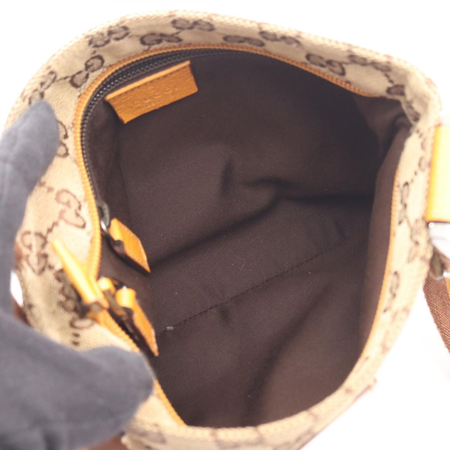 Gucci Shoulder Bag GG Canvas Beige — view 3