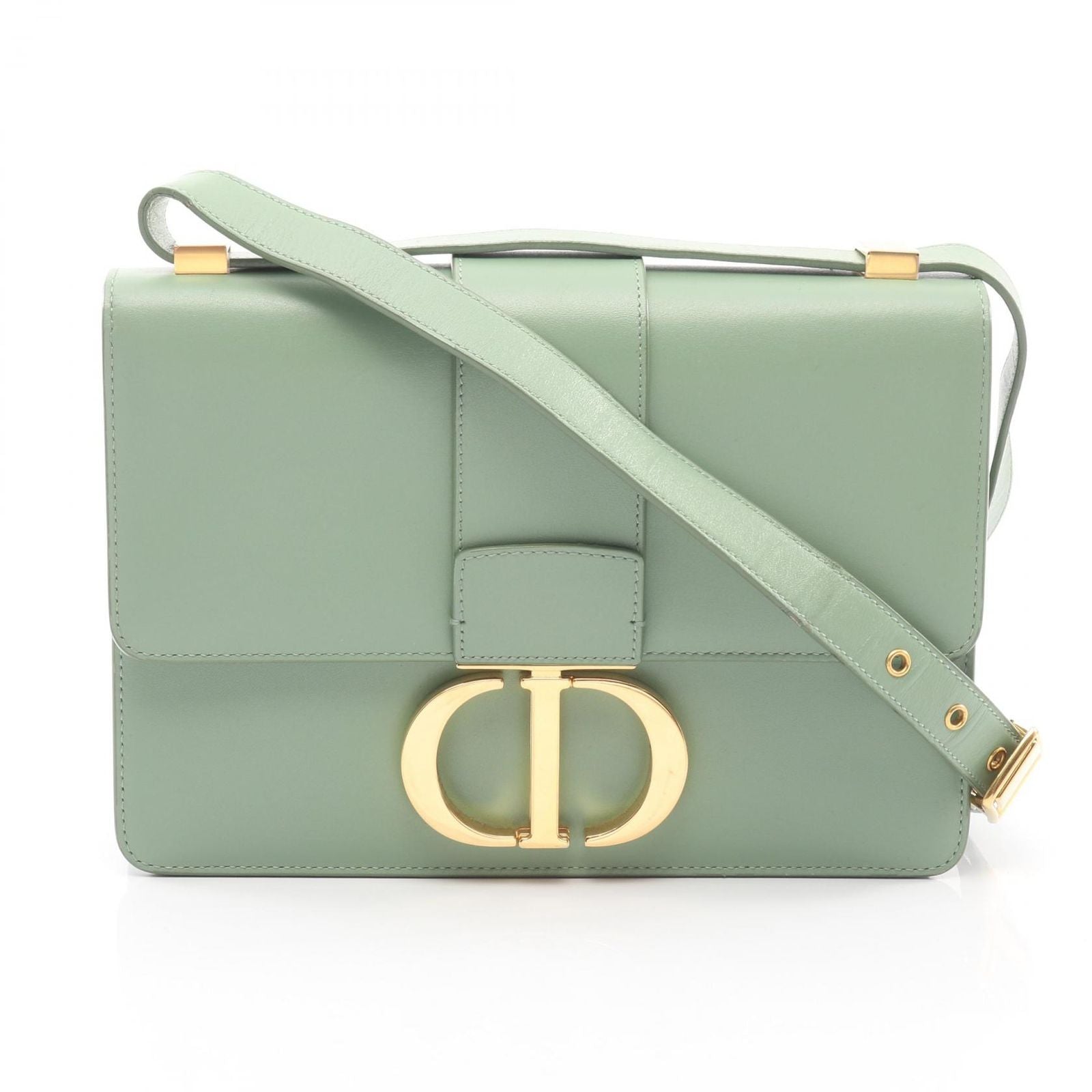 Dior Shoulder Bag 30 Montaigne Monte Nulight Green Leather 30
