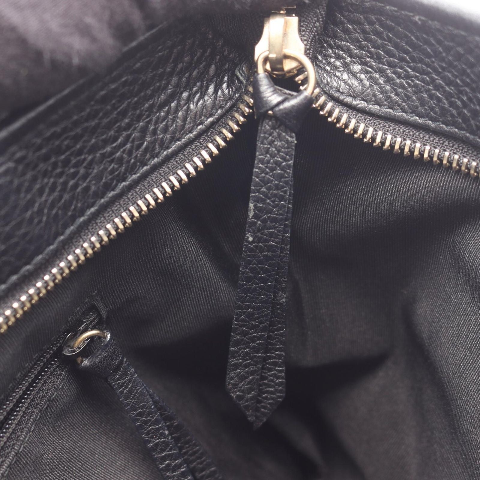Bvlgari Tote Logo Mania Black Canvas Leather — view 5