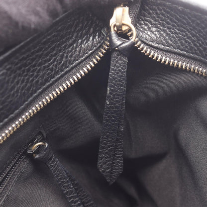 Bvlgari Tote Logo Mania Black Canvas Leather — view 5