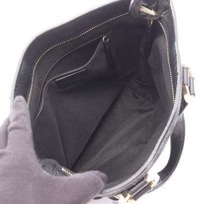 Bvlgari Tote Logo Mania Black Canvas Leather — view 3