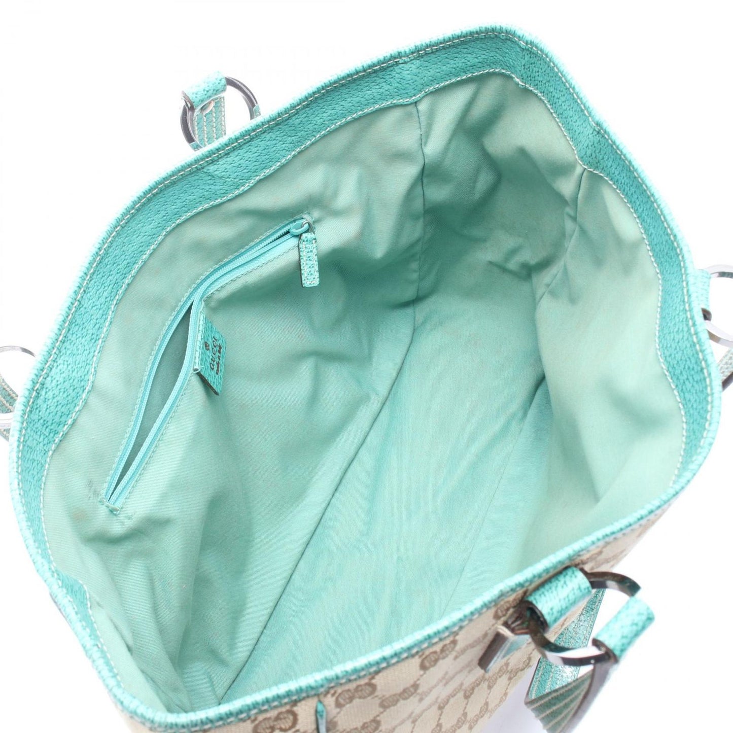Gucci Tote GG Canvas Beige Green — view 3