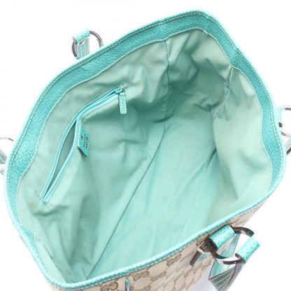 Gucci Tote GG Canvas Beige Green — view 3