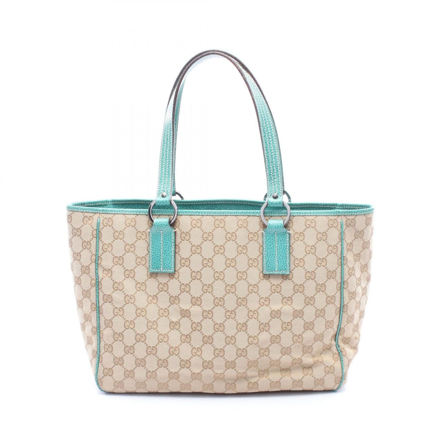 Gucci Tote GG Canvas Beige Green