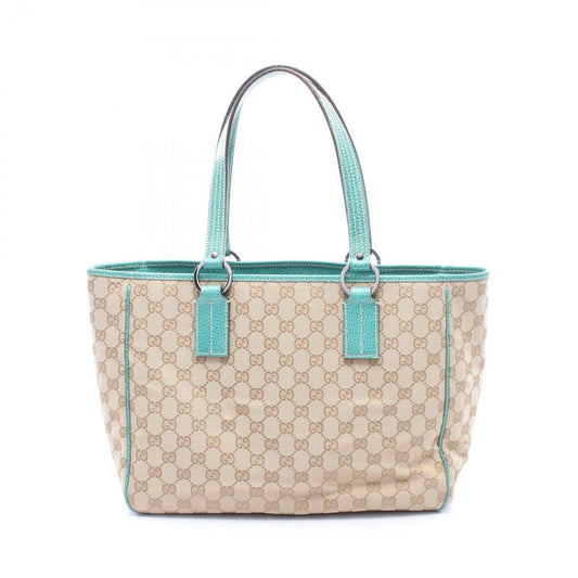 Gucci Tote GG Canvas Beige Green