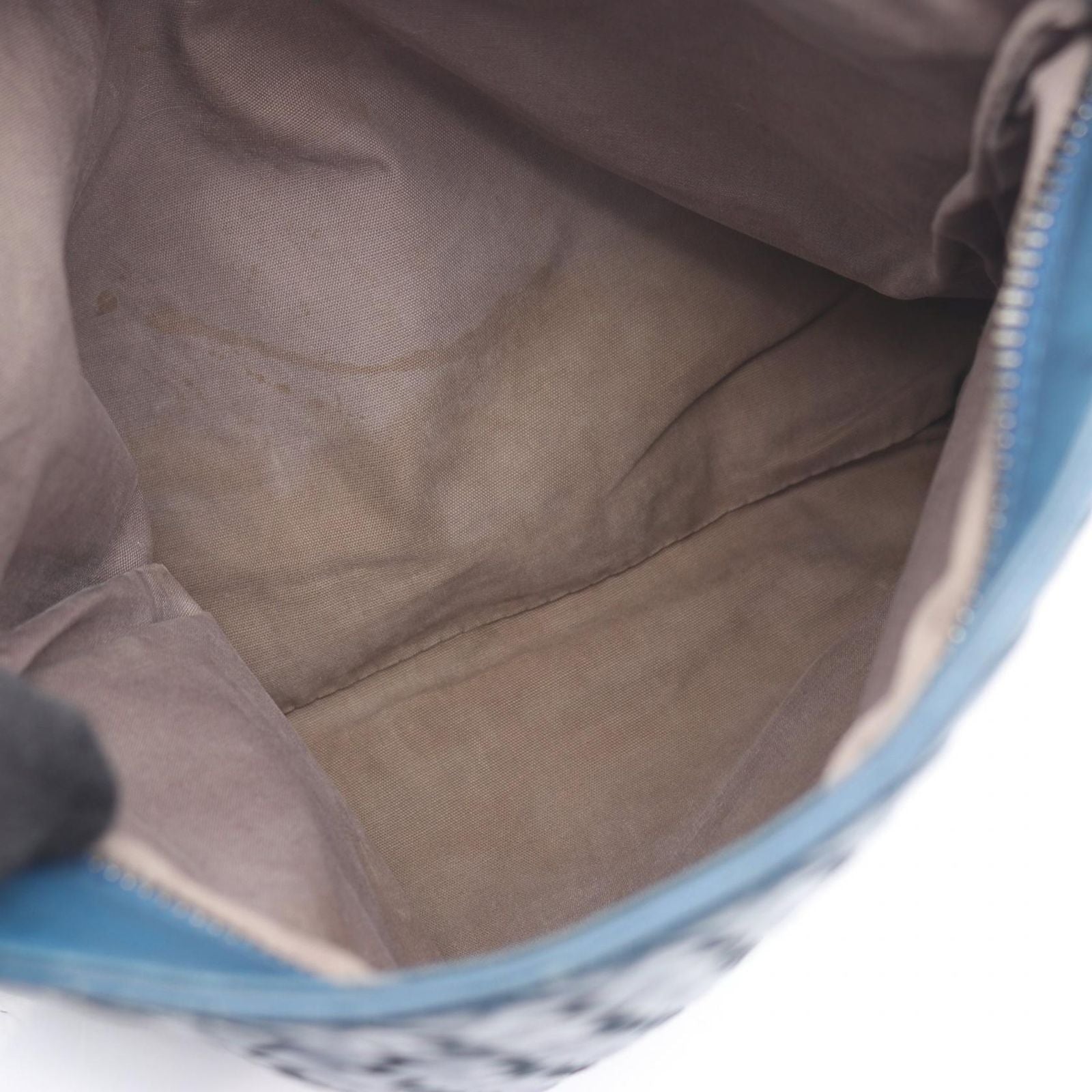 Bottega Veneta Shoulder Bag Intreccia Tosmo Blue Leather — view 5