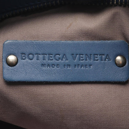 Bottega Veneta Shoulder Bag Intreccia Tosmo Blue Leather — view 4