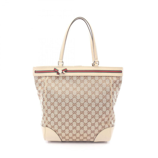 Gucci Tote Mayfair GG Canvas Sherry Line Beige