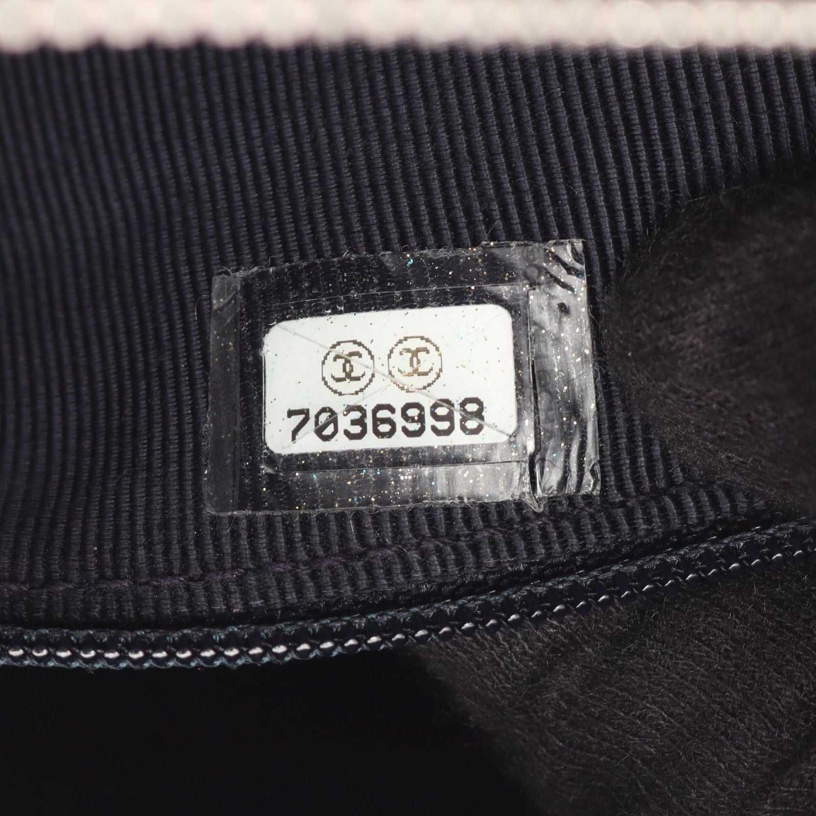 Chanel Shoulder Bag Choco Bar Wild Stitch Navy Leather Chain — view 5