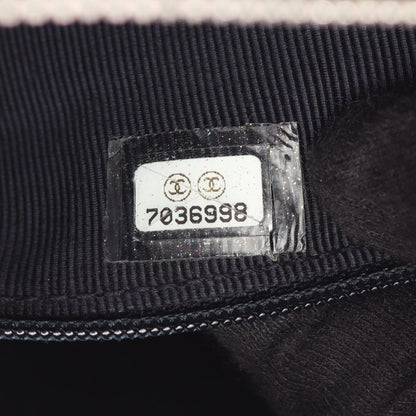 Chanel Shoulder Bag Choco Bar Wild Stitch Navy Leather Chain — view 5