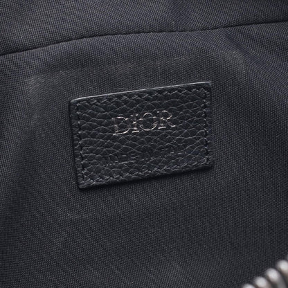 Dior Shoulder Bag Safari Oblique Peacock Beige Black Canvas Leather Messenger — view 4