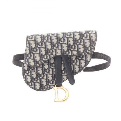 Dior Waist Bag Saddle Oblique Beige Black Navy Canvas Leather