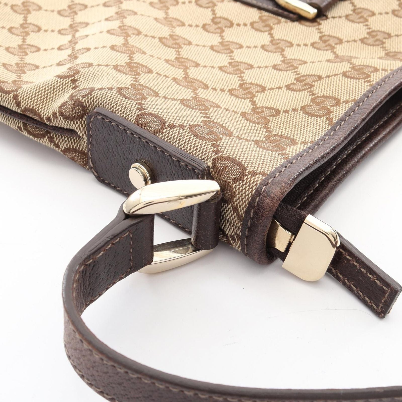 Gucci Shoulder Bag Abbey GG Canvas Beige — view 8