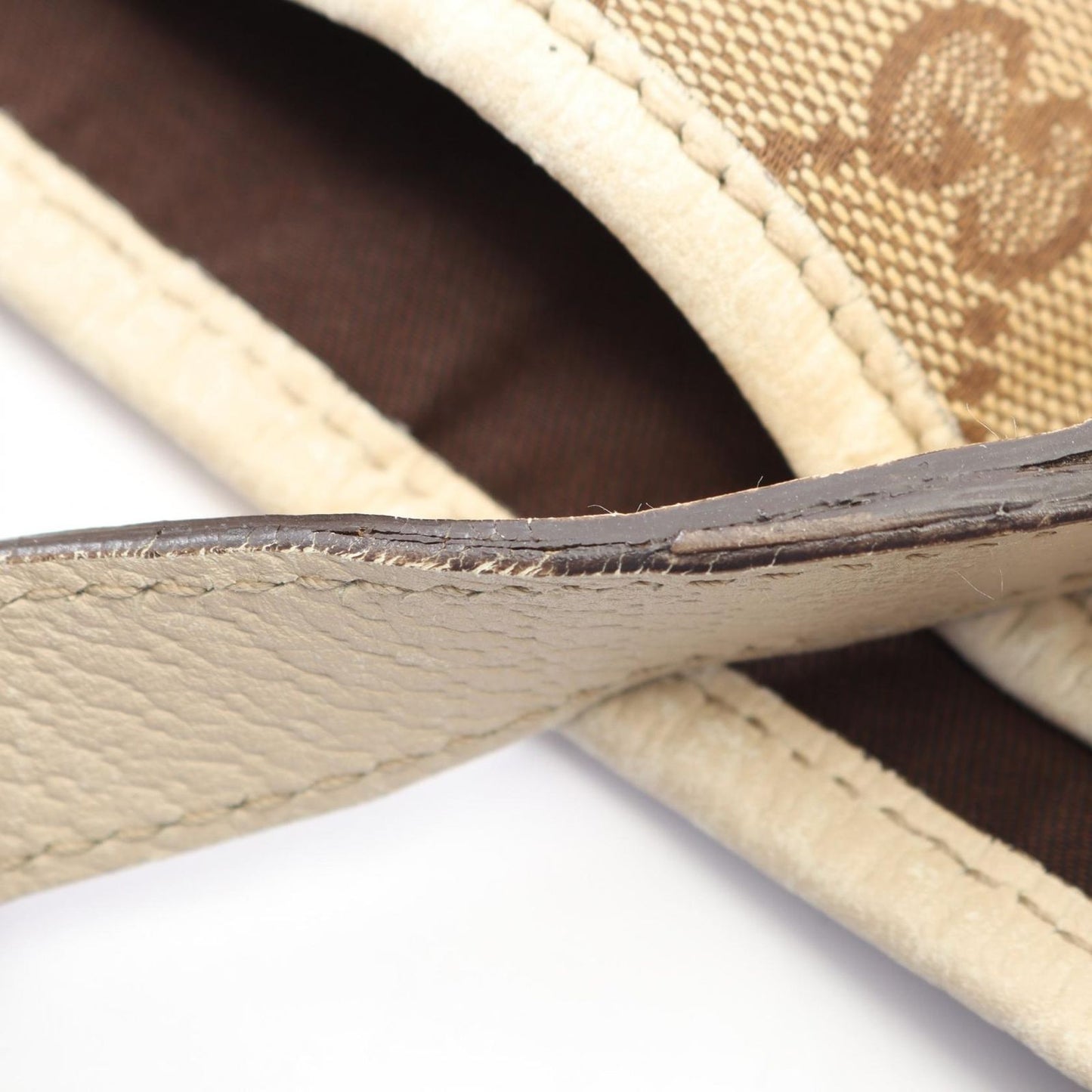 Gucci Shoulder Bag Abbey GG Canvas Beige — view 8