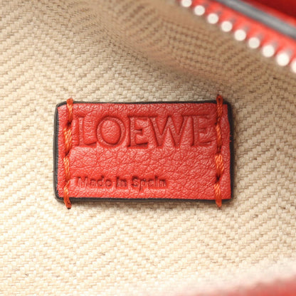 Loewe Handbag Puzzle Bag Mini 2-Way Red Leather — view 4