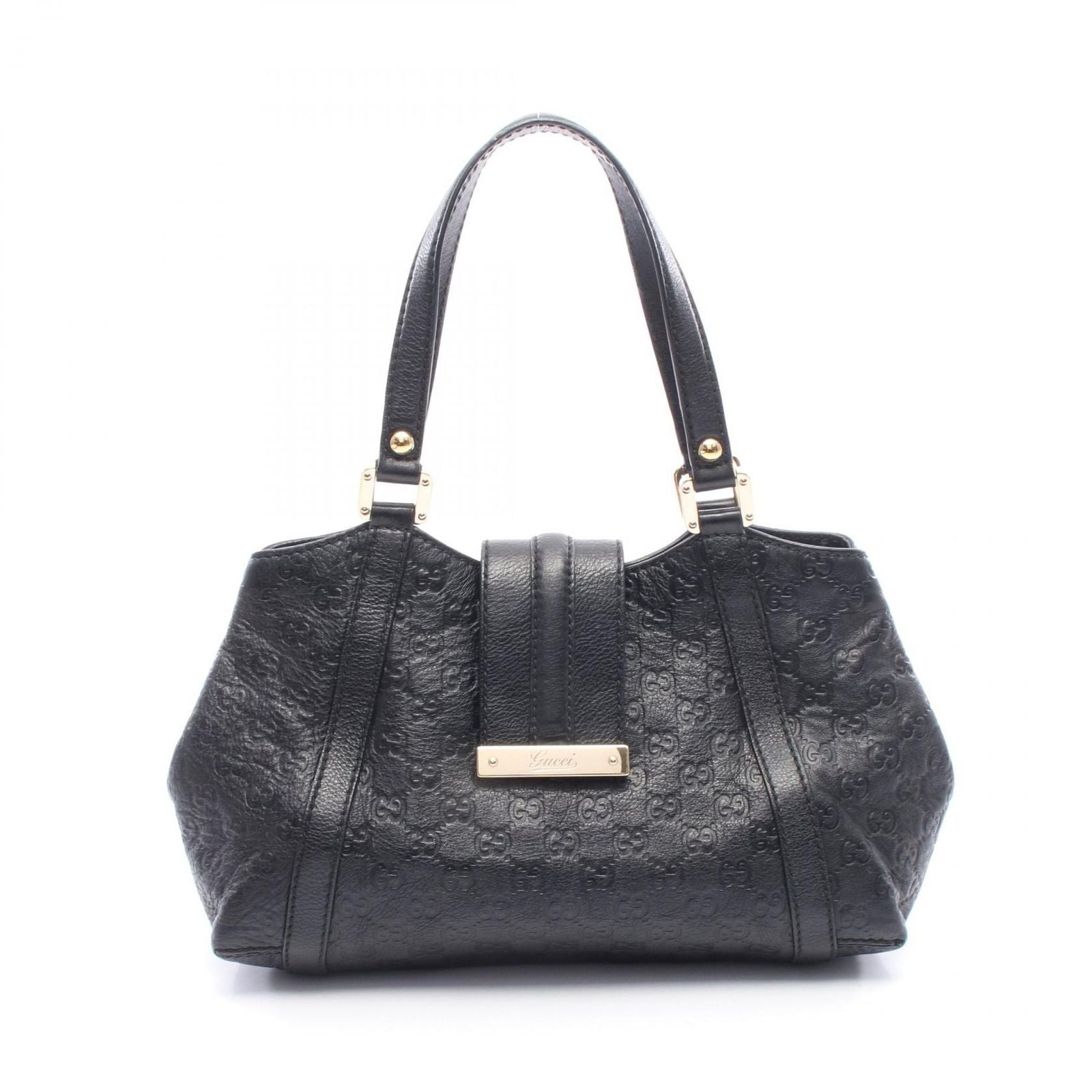 Gucci Tote Guccissima Black Leather