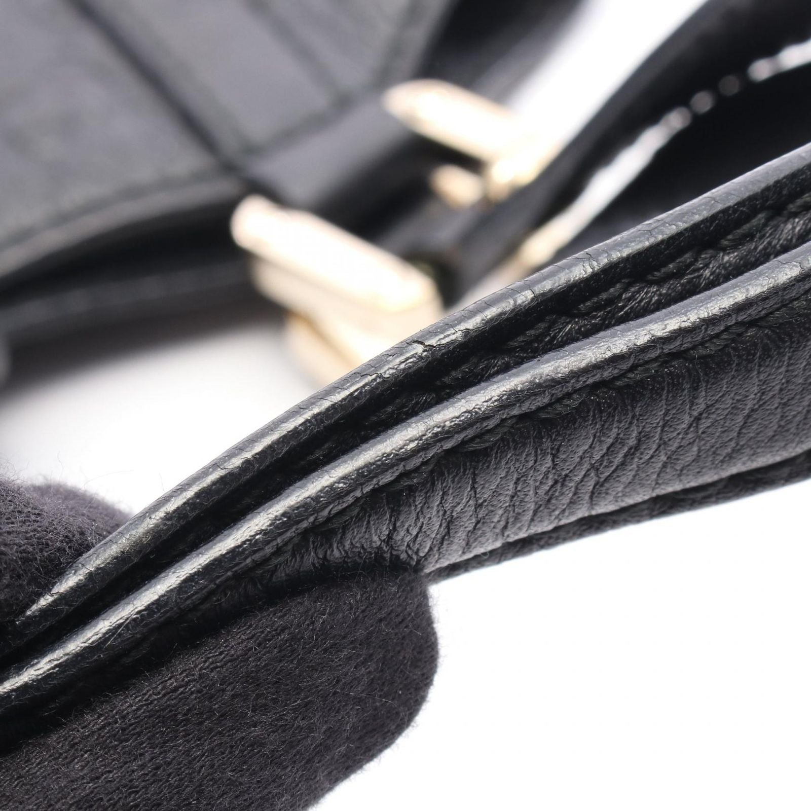 Gucci Tote Guccissima Black Leather — view 7