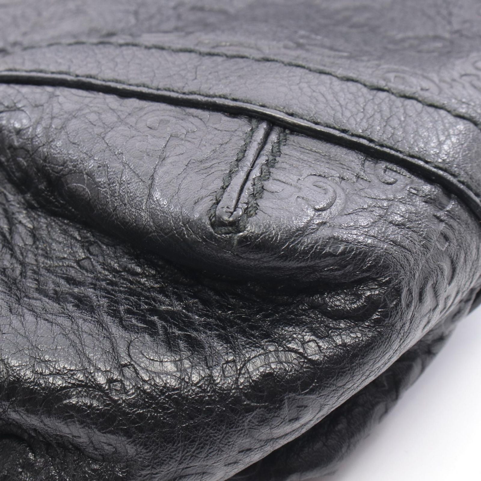Gucci Tote Guccissima Black Leather — view 6