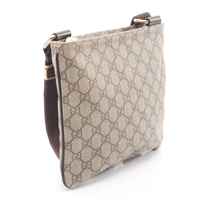 Gucci Shoulder Bag GG Supreme Beige Canvas Leather — view 2