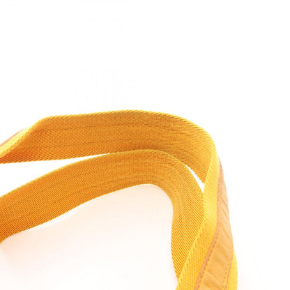 Saint Laurent Yves Rive Gauche Tote Kahala Yellow Canvas Leather — view 9