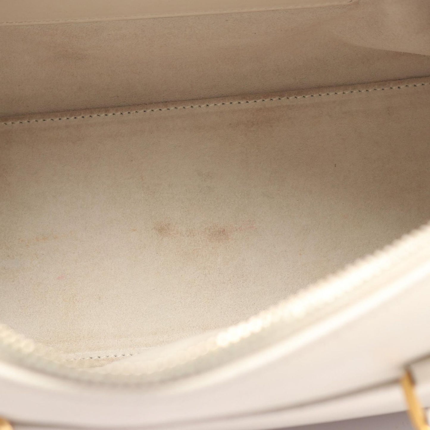Saint Laurent Paris Handbag Baby Duffle 2-Way White Leather Shoulder — view 5