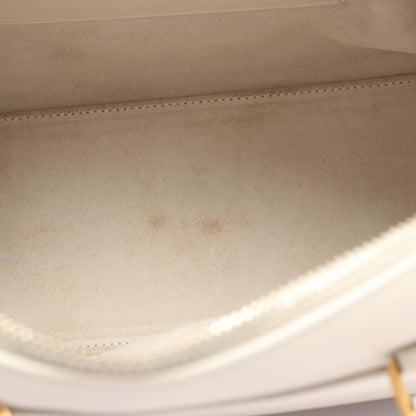 Saint Laurent Paris Handbag Baby Duffle 2-Way White Leather Shoulder — view 5
