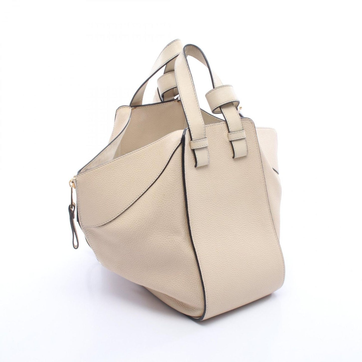 Loewe Handbag Hammock Small 2-Way Ivory Leather Drawstring — view 2