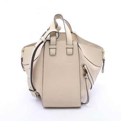 Loewe Handbag Hammock Small 2-Way Ivory Leather Drawstring