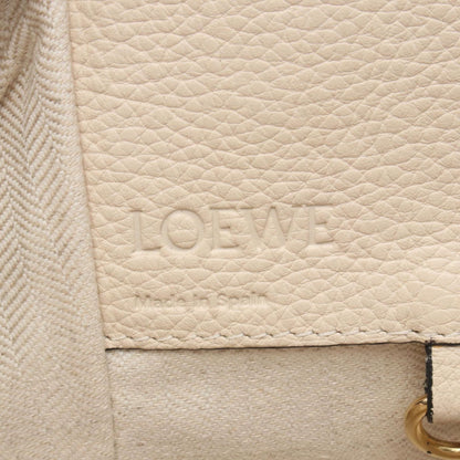 Loewe Handbag Hammock Small 2-Way Ivory Leather Drawstring — view 4