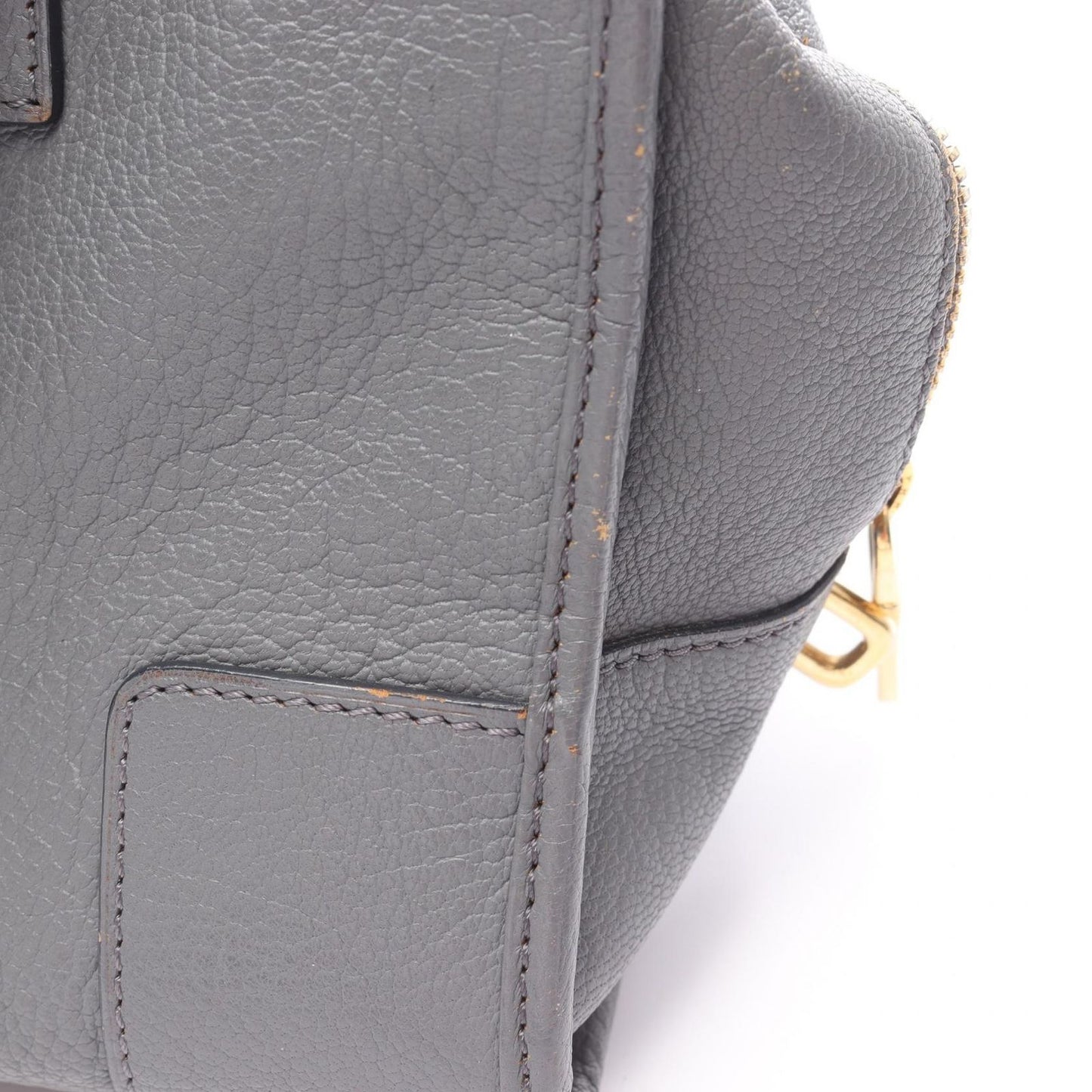 Loewe Handbag Amazona 28 Gray Leather — view 7