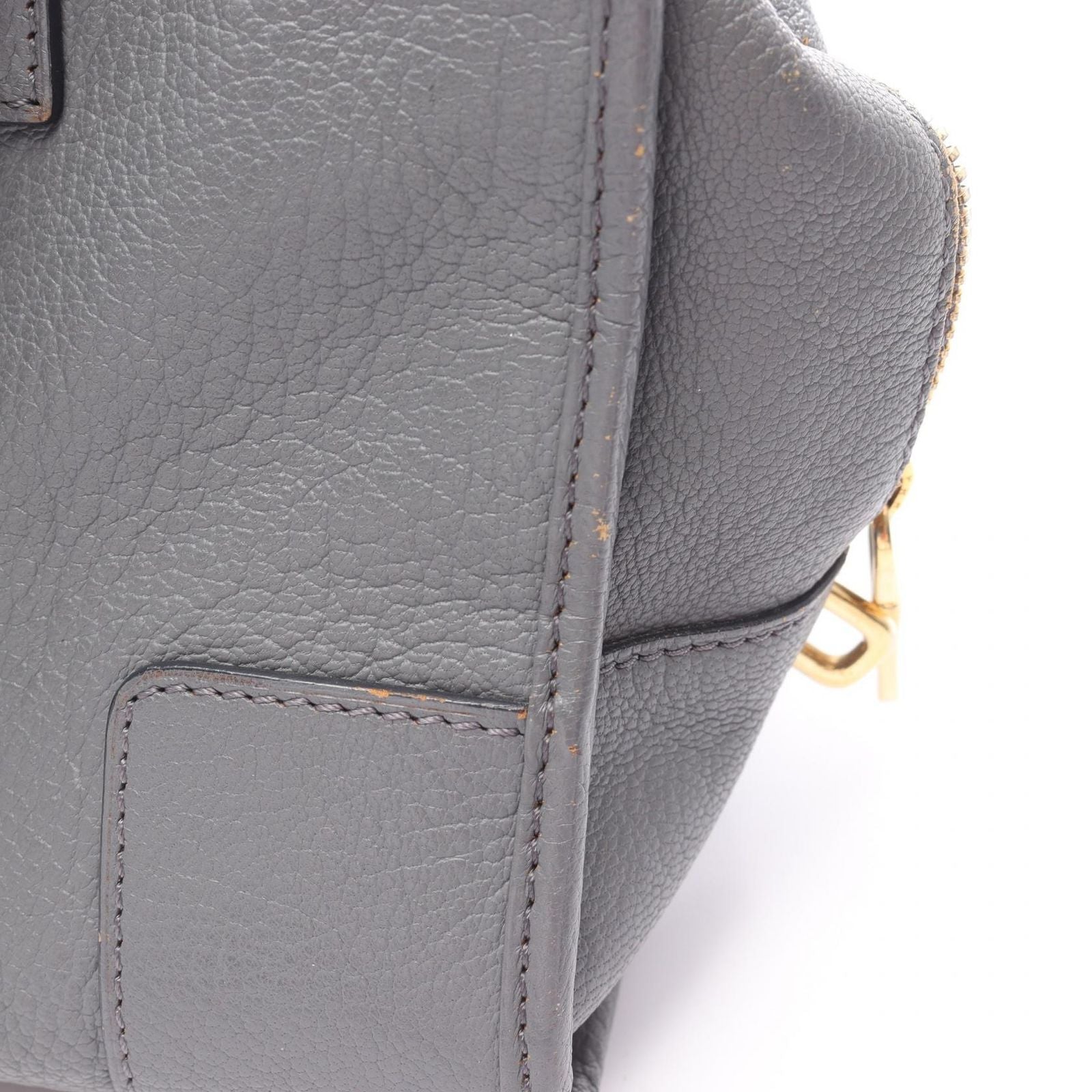 Loewe Handbag Amazona 28 Gray Leather — view 7