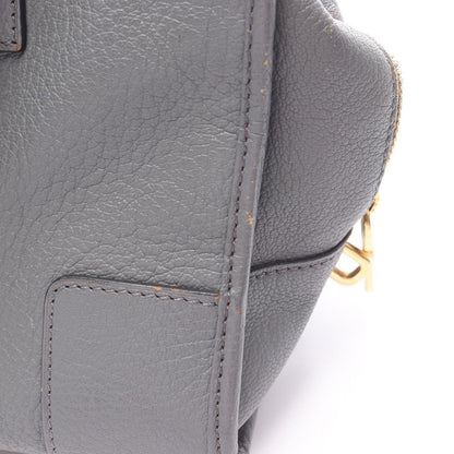 Loewe Handbag Amazona 28 Gray Leather — view 7