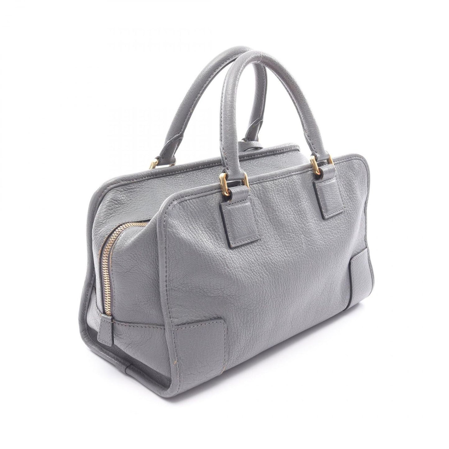 Loewe Handbag Amazona 28 Gray Leather — view 2