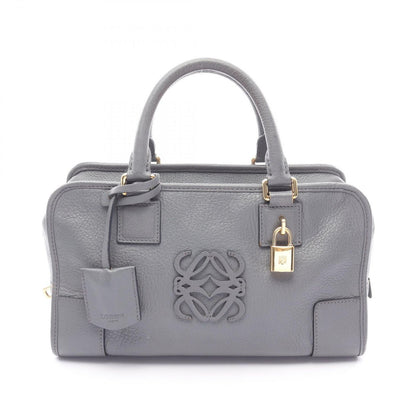 Loewe Handbag Amazona 28 Gray Leather