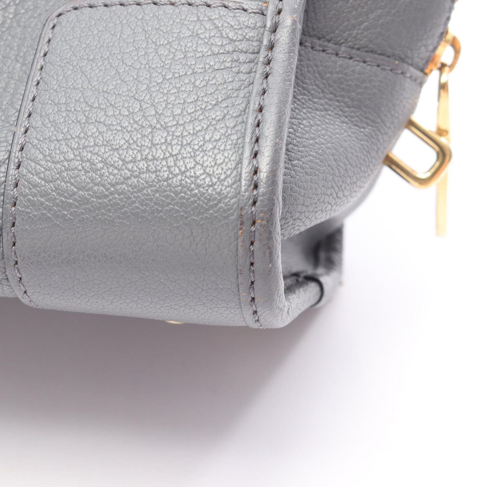 Loewe Handbag Amazona 28 Gray Leather — view 6