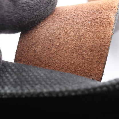 Hermes Tote Etriviere Shopping Chocolat Black Canvas — view 5