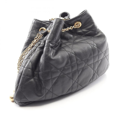 Dior Shoulder Bag Ammi Black Leather Midi Chain — view 2