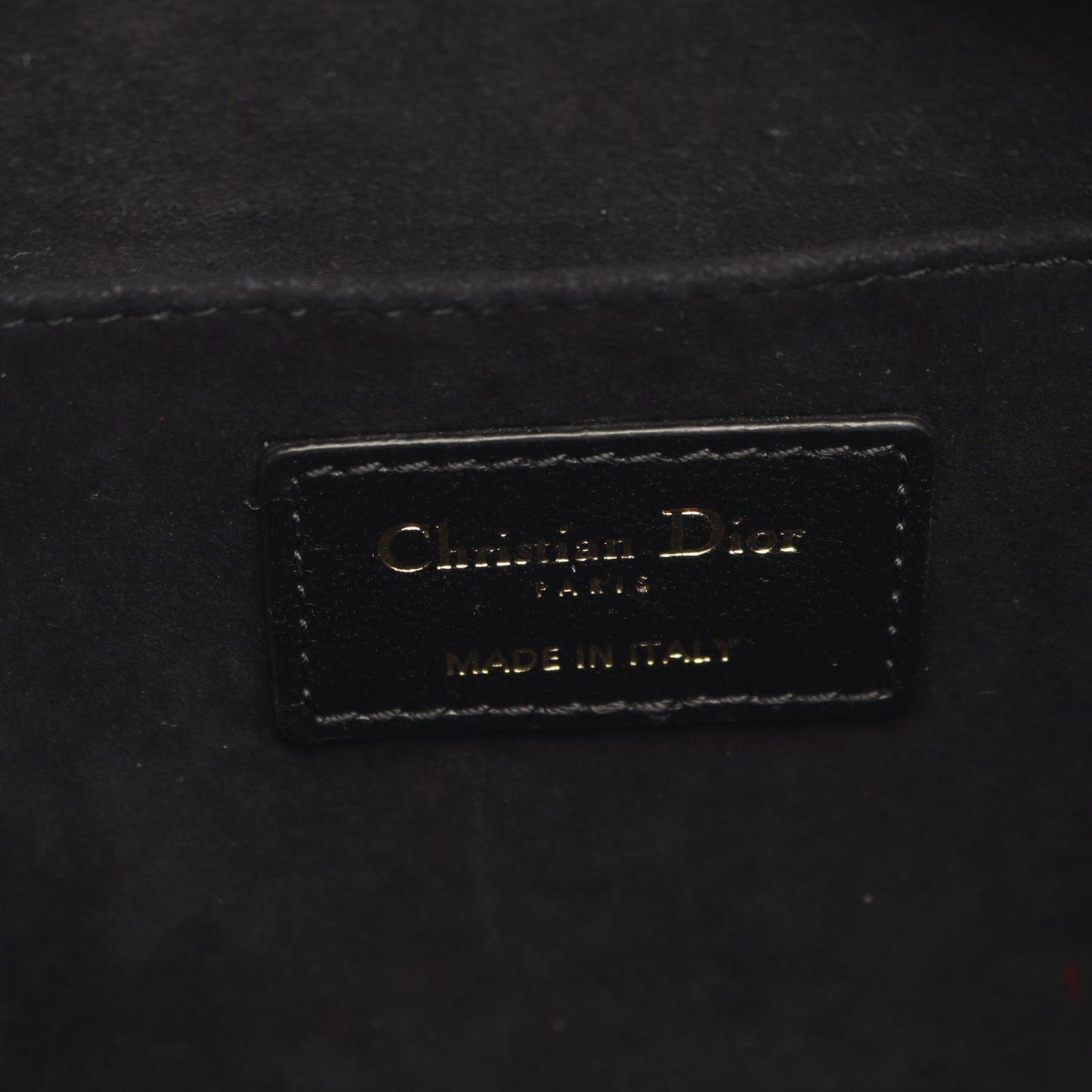 Dior Shoulder Bag Ammi Black Leather Midi Chain — view 4